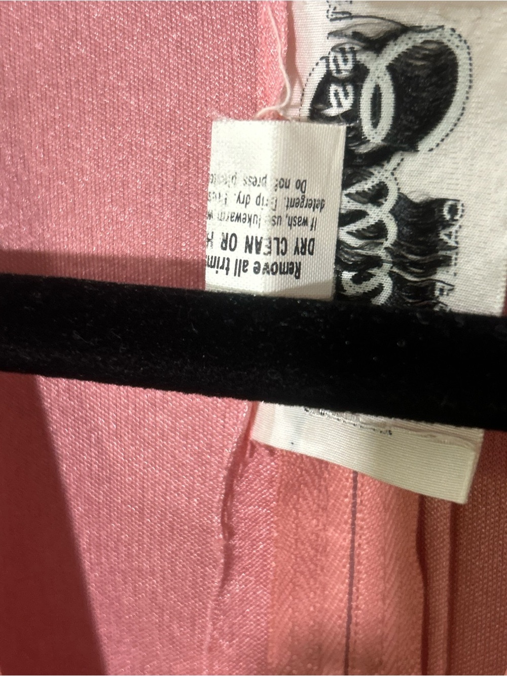 Miss Elliette Blush Pink Pleated V-Neck Long Sleeve Evening Dress - Picture 8 of 8